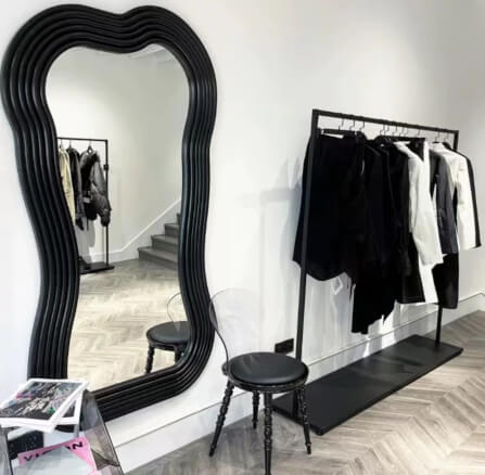 กระจกตั้งพื้น MY DOLLS HOUSE ZENN 160 CM. สีดำ_2